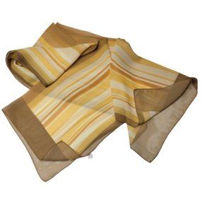 Brown Scarf Striped Scarf Stripes Fashion Scarf-NEW